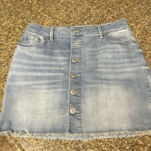 Denim Maurice’s mini skirt